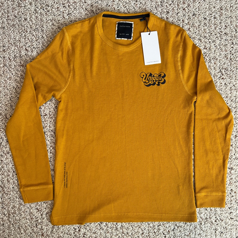 Cactus Boys long sleeve boys shirt - size 11/12